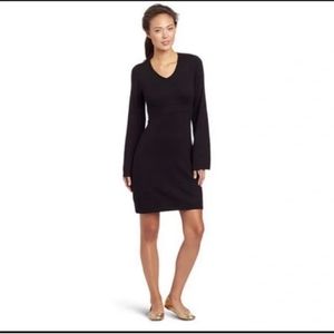Prana Sydney Long Bell Sleeve Black Sweater Black Dress Women’s Size XS